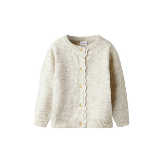 Name It Rikimmi LS strik cardigan peyote melange