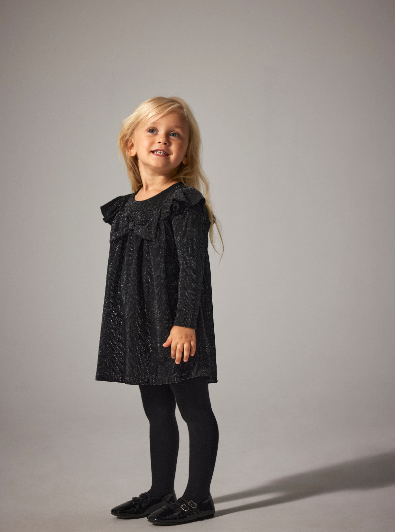 Pige med Name It Rosin LS kjole black