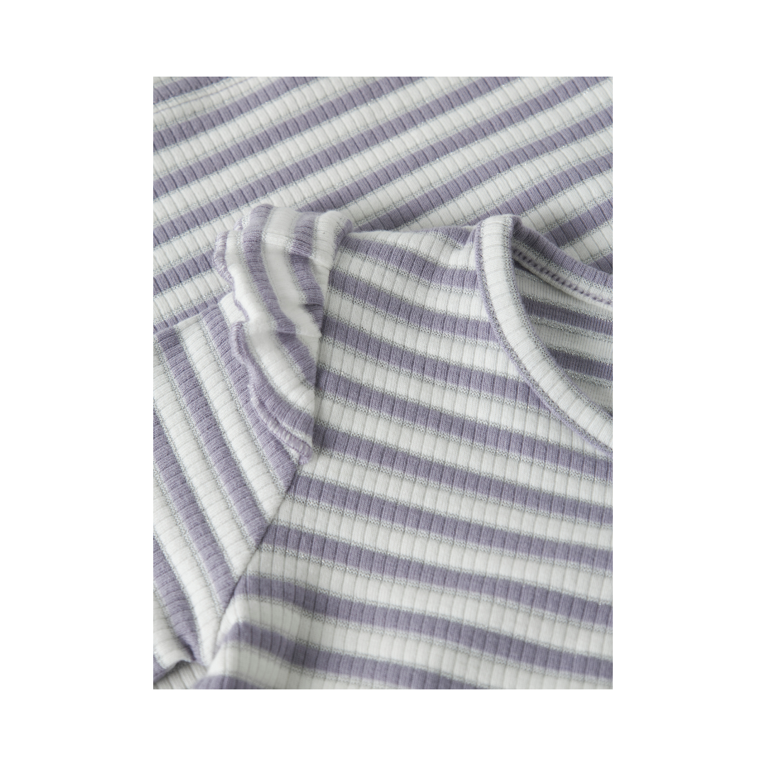Name It Taias LS bluse lavender gray cloud dancer