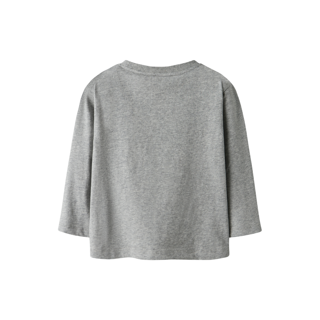 Name It Bill LS bluse grey melange