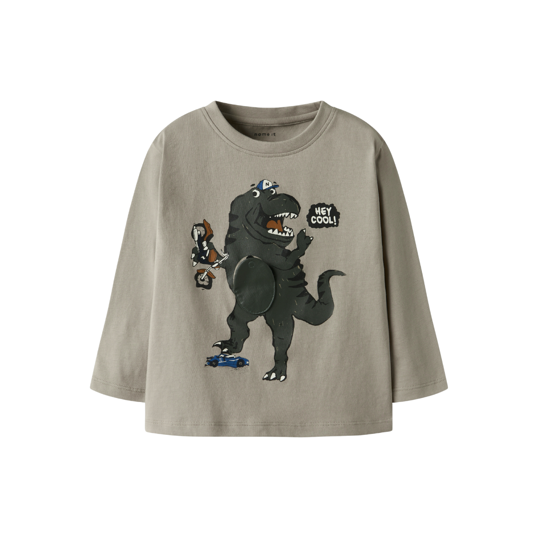 Name It Bill LS bluse vintage khaki