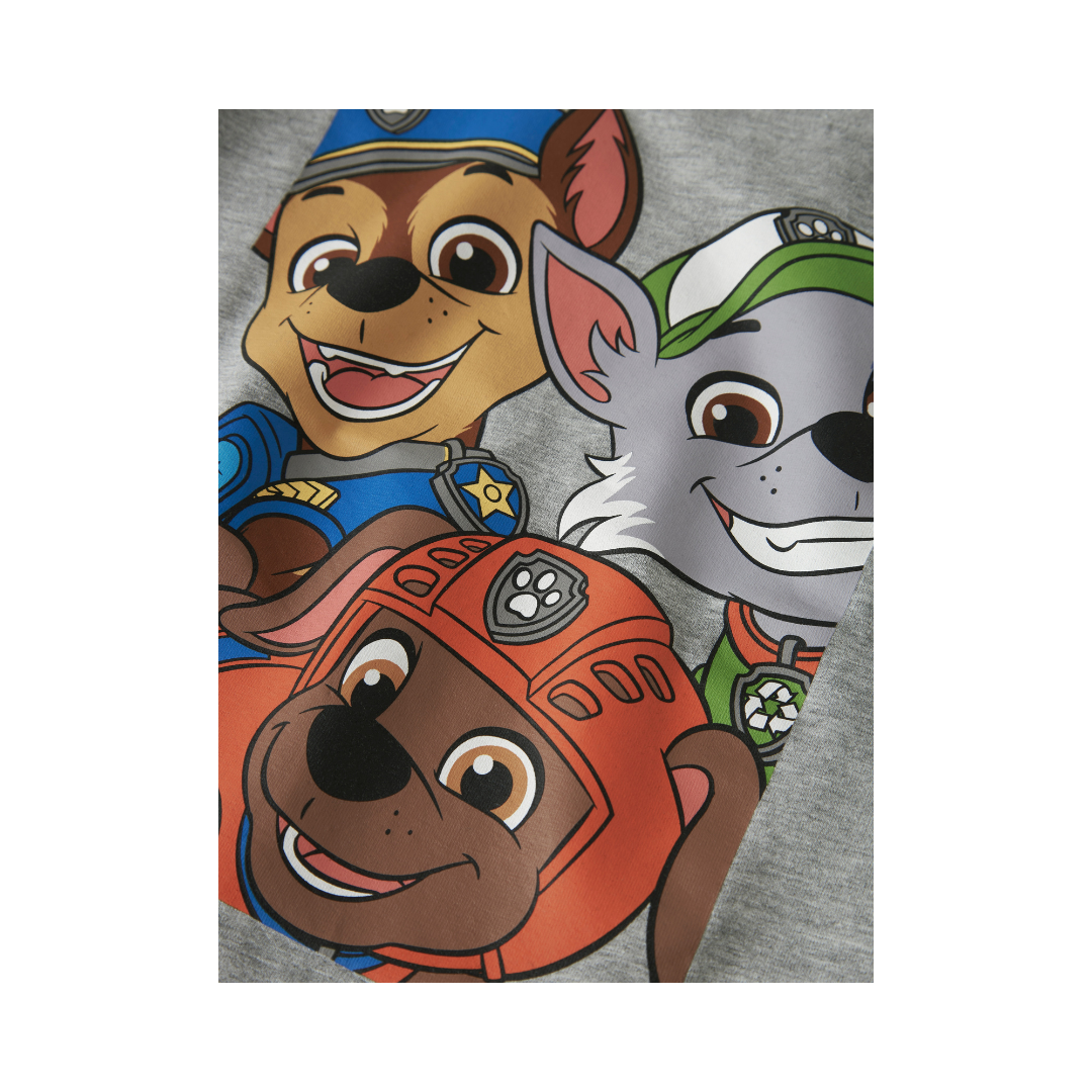 Name It Paw Patrol LS bluse grey melange