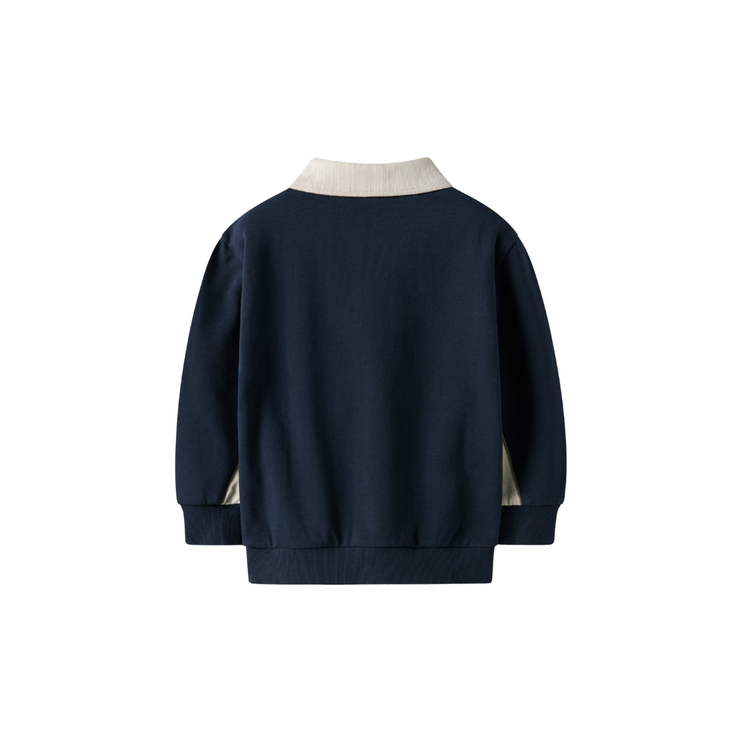 Name It Tucan LS sweat polo bluse navy blazer