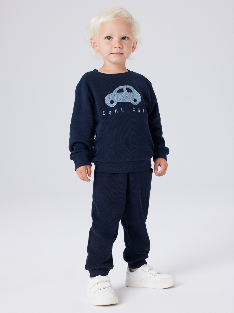 Dreng med Name It Obear sweatshirt dark sapphire