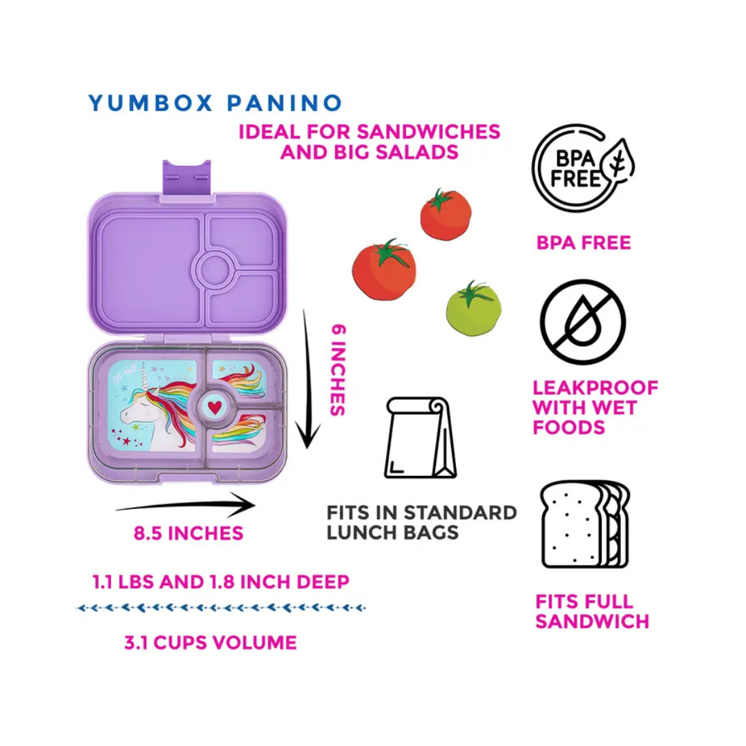 Yumbox Bento panino lavender purple/enhjørning