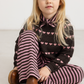 Pige med MarMar Modal arka tørklæde heather stripe 