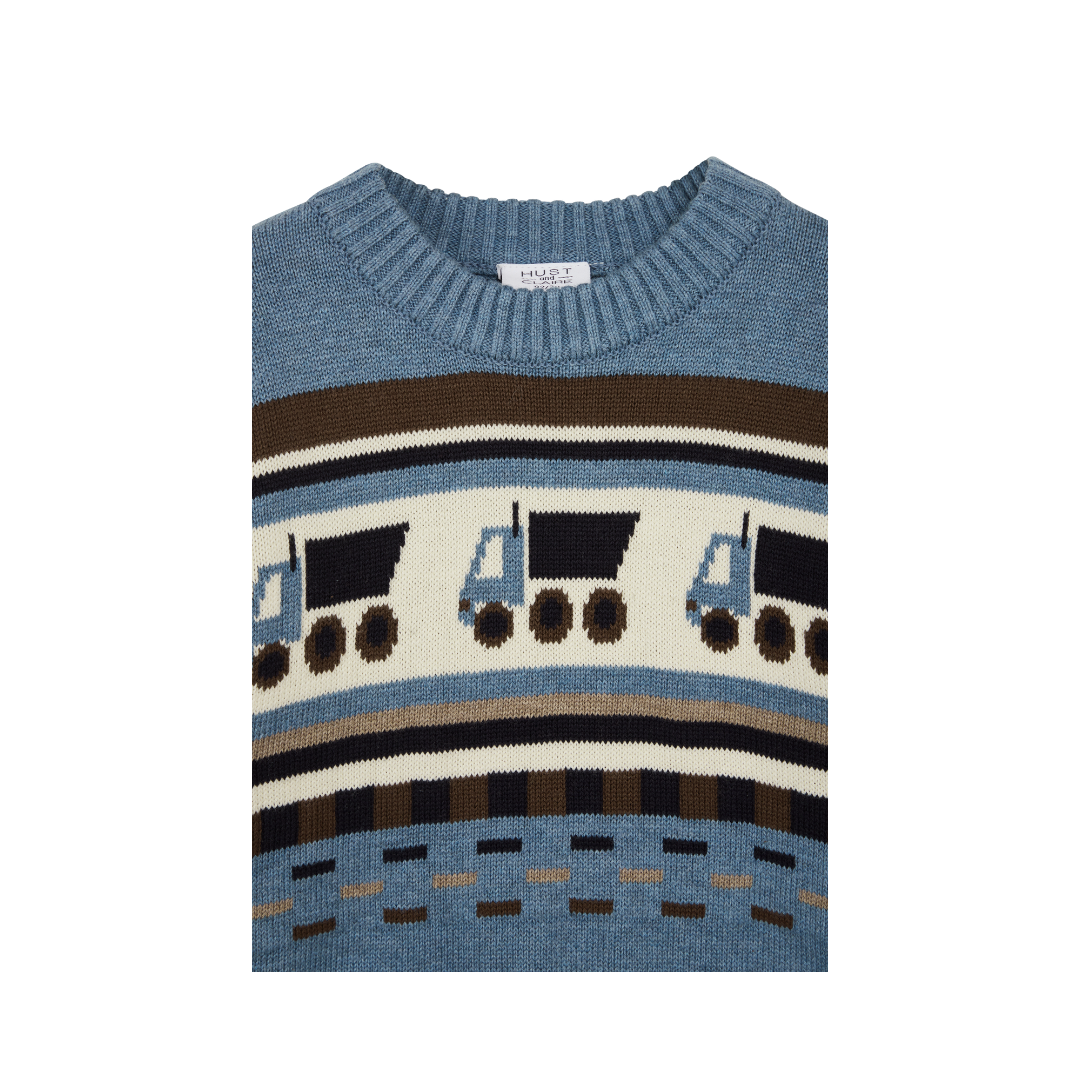 Hust & Claire Pelle pullover ocean melange