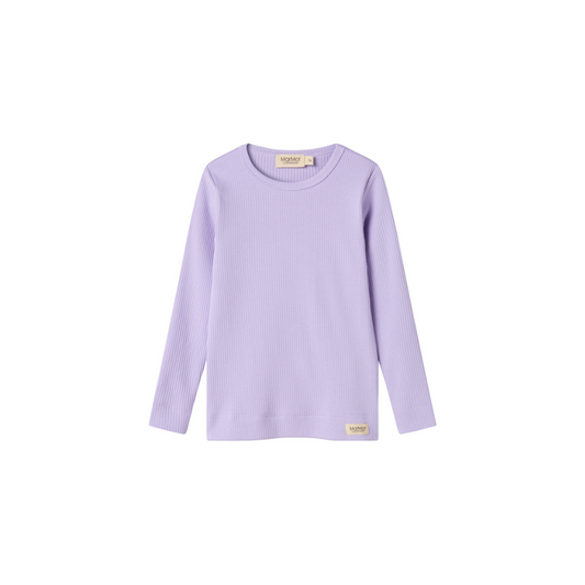MarMar Modal plain tee LS soft lavender 