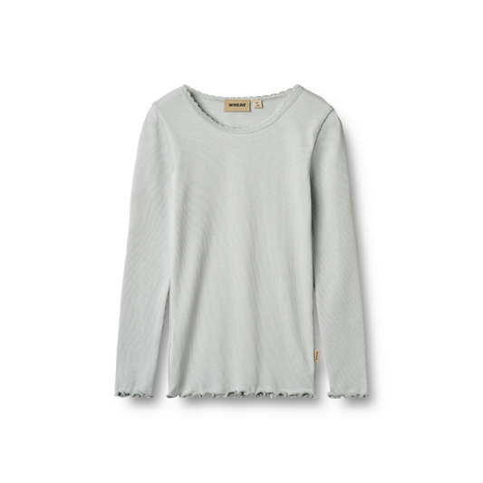 Wheat Reese rib t-shirt soft blue