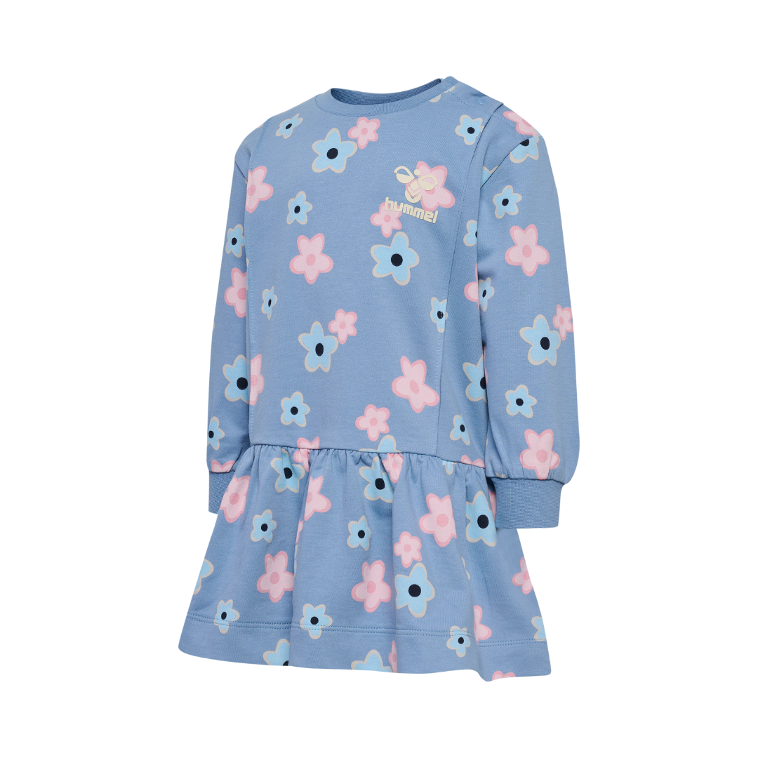 Hummel Rinna dress L/S faded denim 