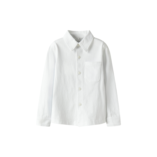 Name It Ronalo LS jersey skjorte bright white