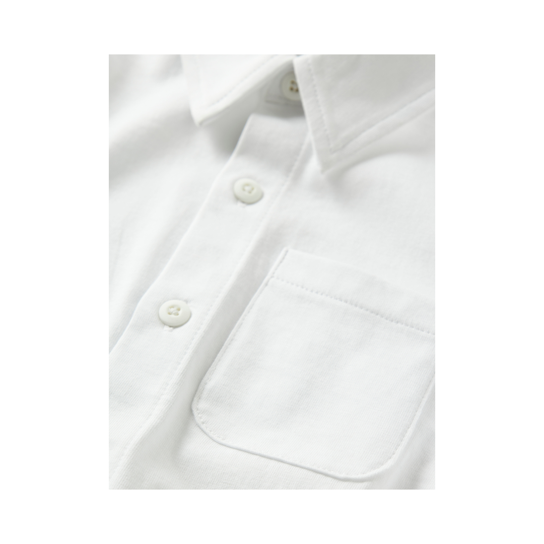 Name It Ronalo LS jersey skjorte bright white