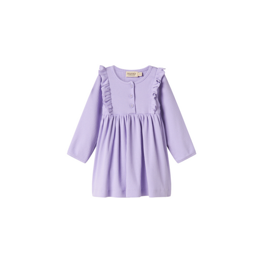 MarMar Rosa frill modal kjole soft lavender