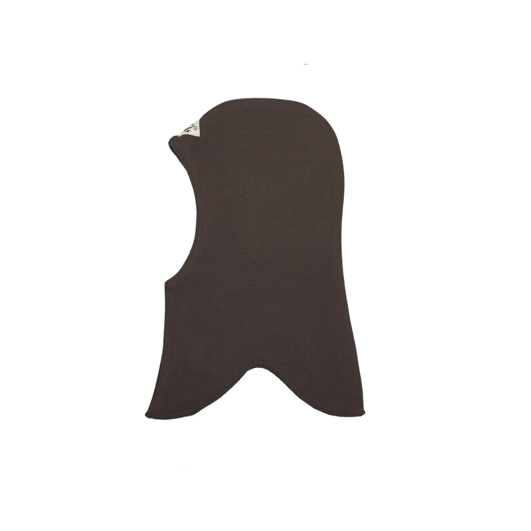 Racing Kids Rund elefanthue uld/bomuld 106 dark brown 