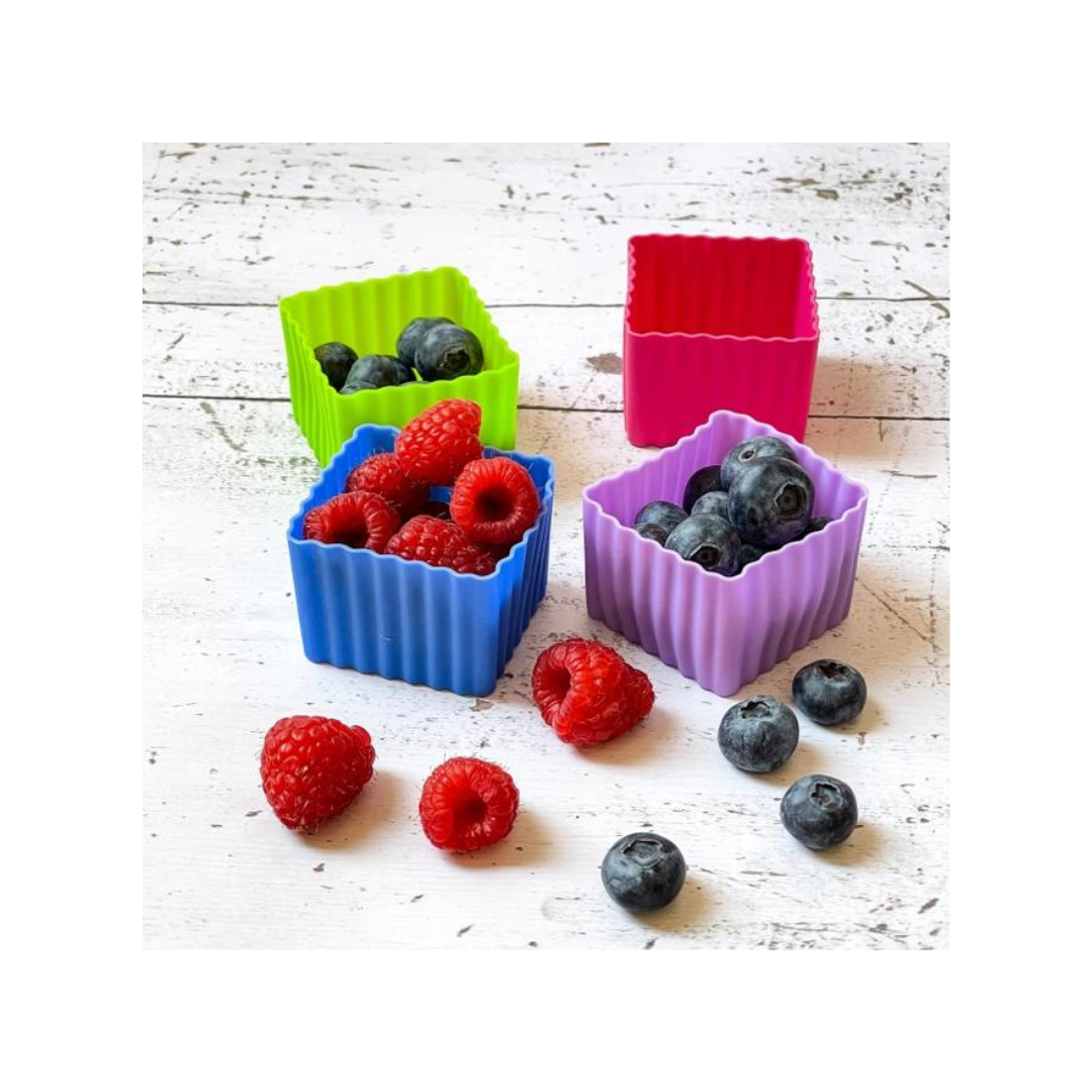 Yumbox Bento Cubes silikoneforme 8 stk. flerfarvet