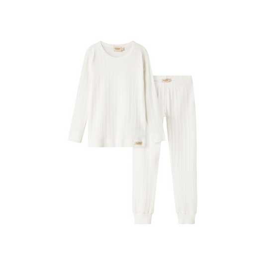 MarMar Nattøj modal pointelle gentle white