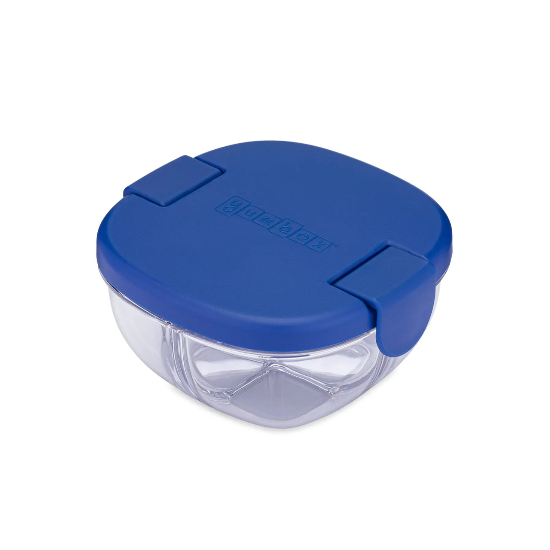 Yumbox Snackskål med 3 rum marineblå