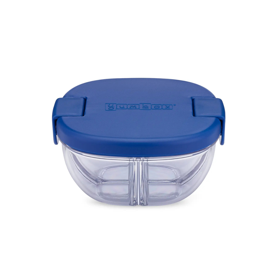 Yumbox Snackskål med 3 rum marineblå