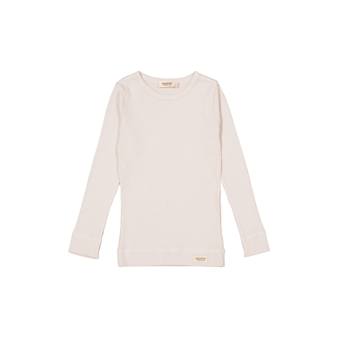 MarMar Modal plain tee LS powder chalk