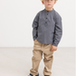 Dreng med MarMar Tokyo skjorte pigeon blue check