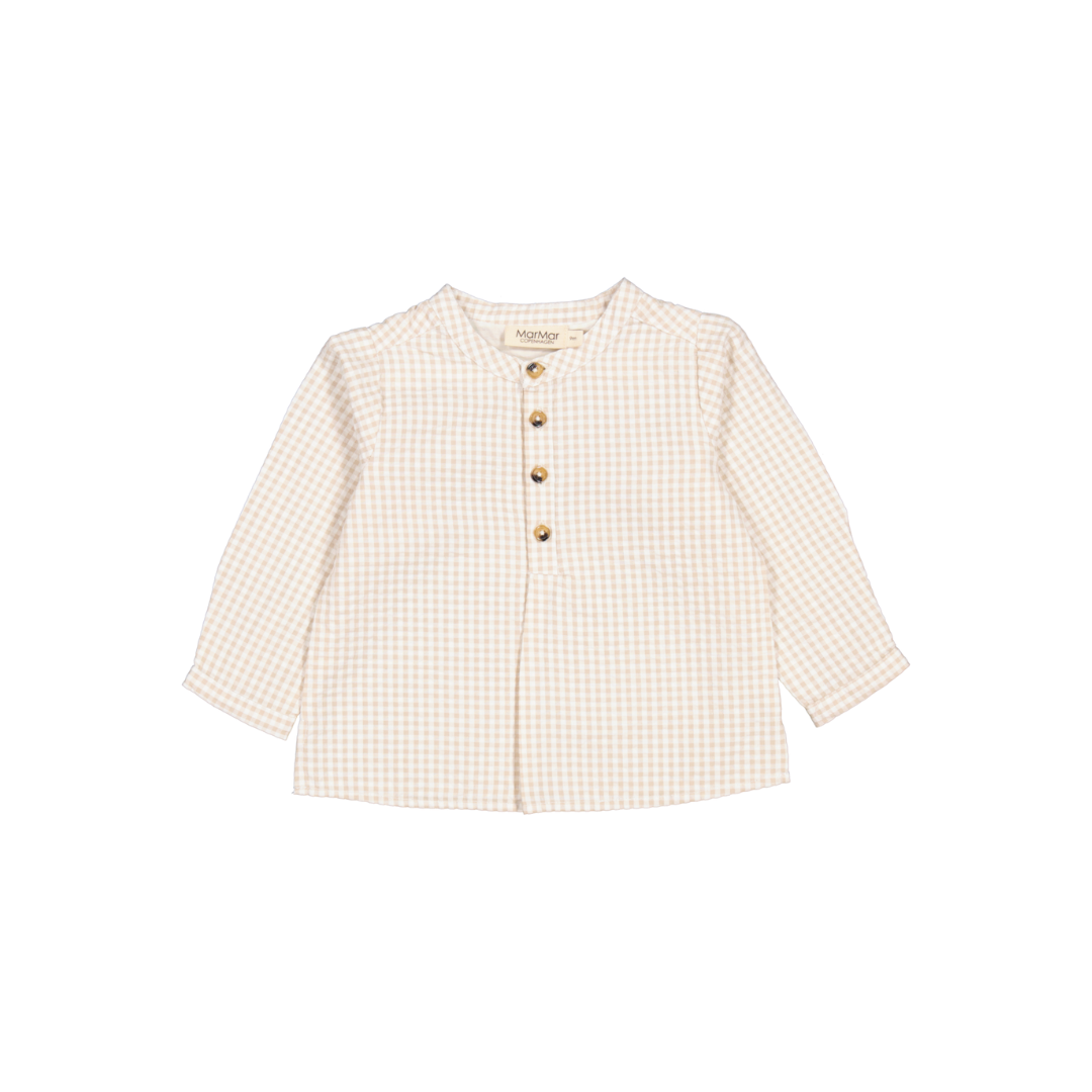 MarMar Totoro skjorte grey sand gingham