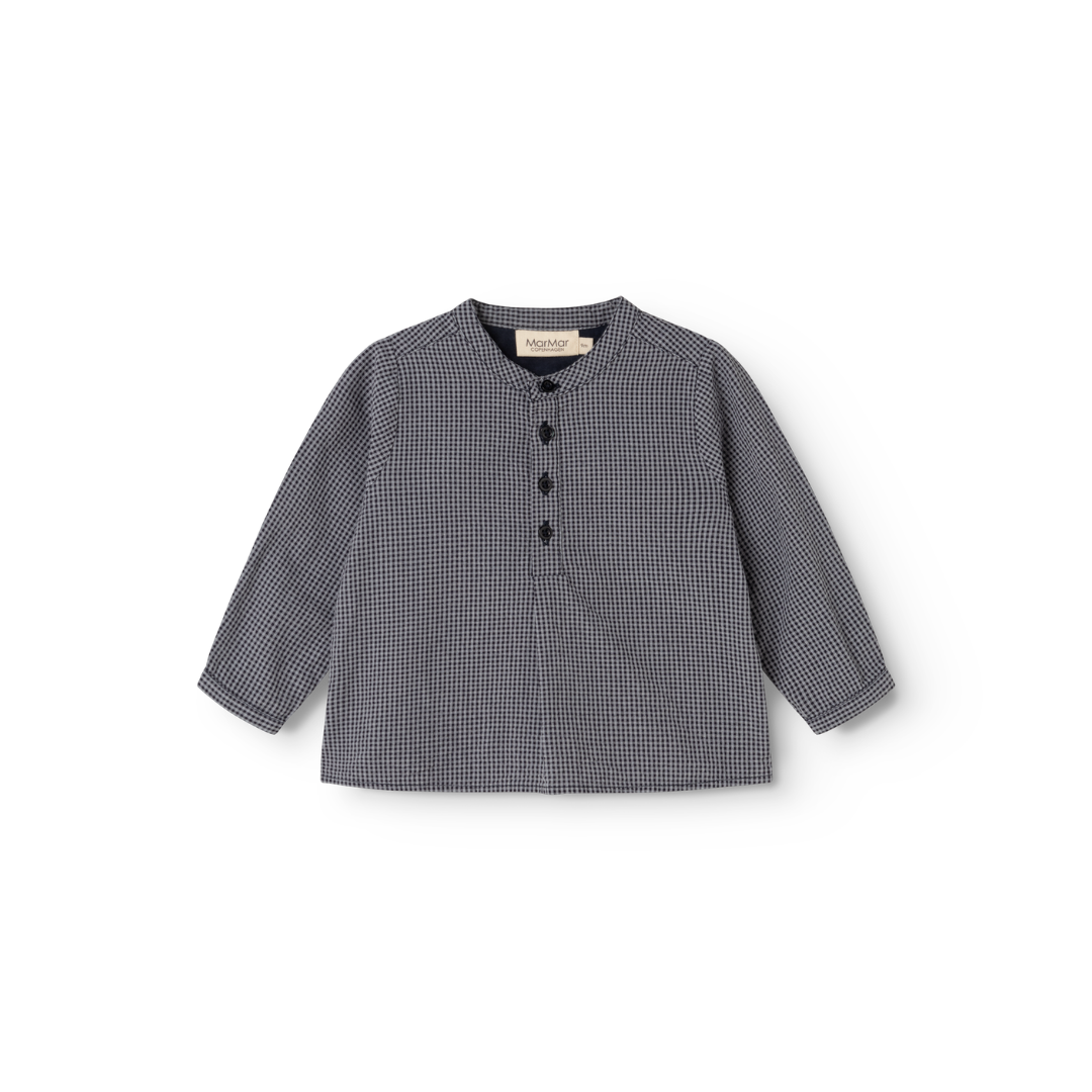 MarMar Totoro skjorte pigeon blue check