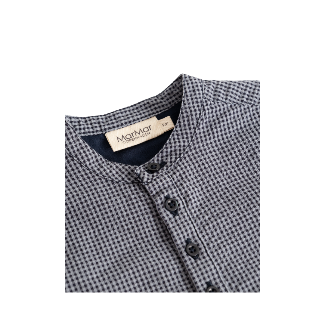 MarMar Totoro skjorte pigeon blue check