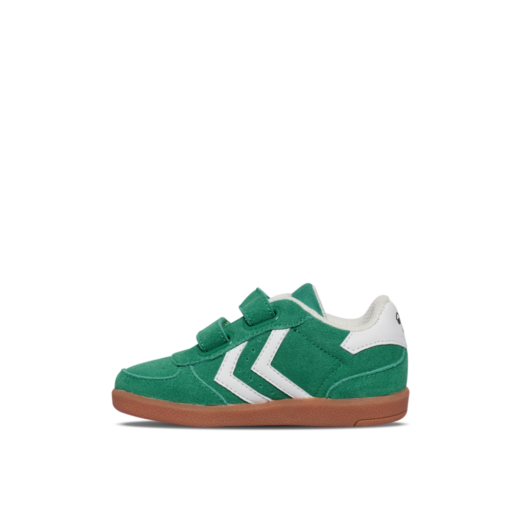 Hummel Victory suede II infant sneakers pepper green