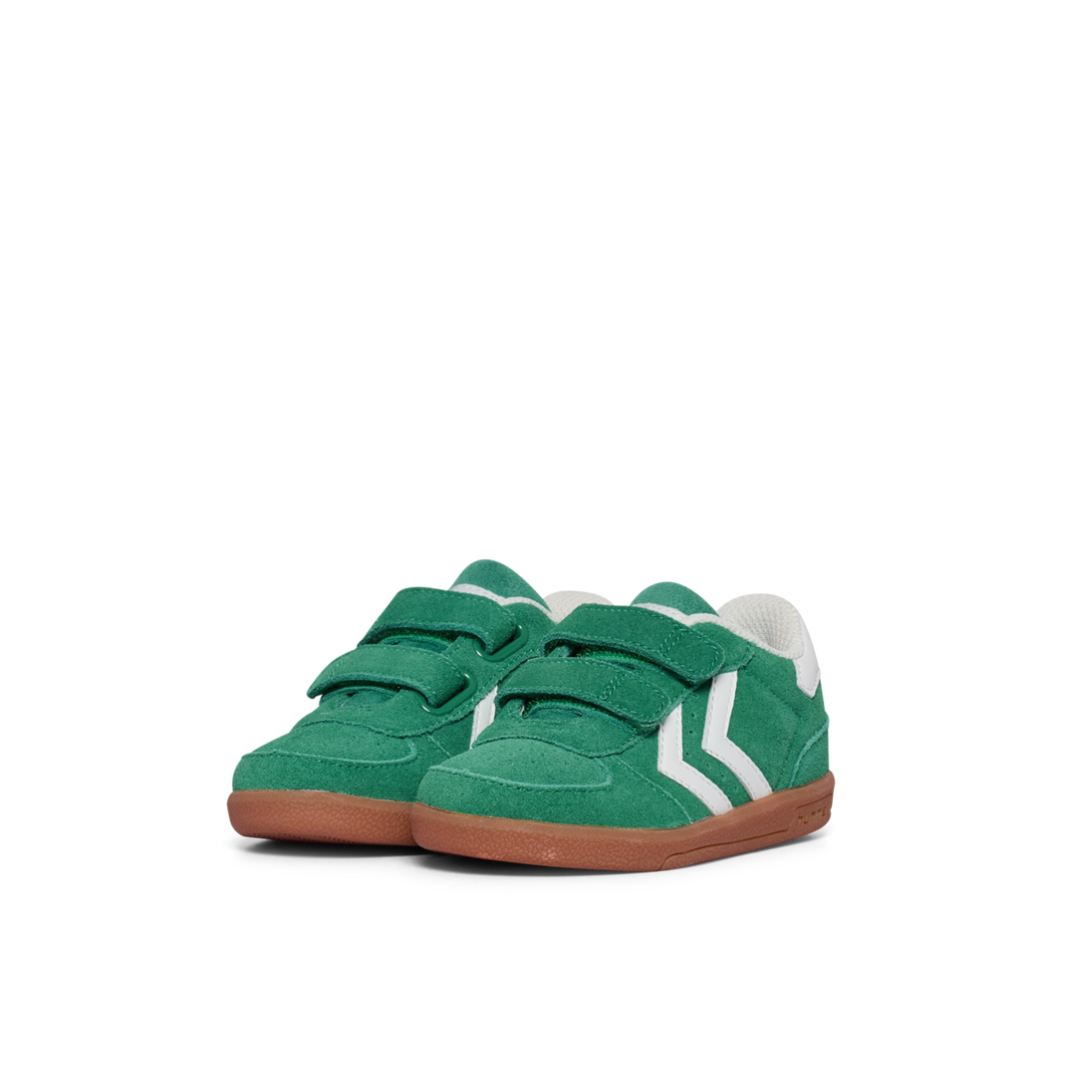 Hummel Victory suede II infant sneakers pepper green