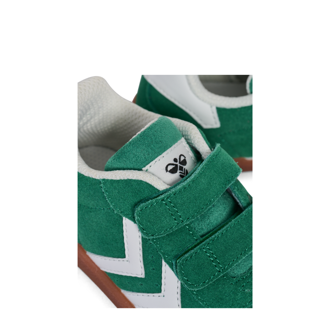 Hummel Victory suede II infant sneakers pepper green