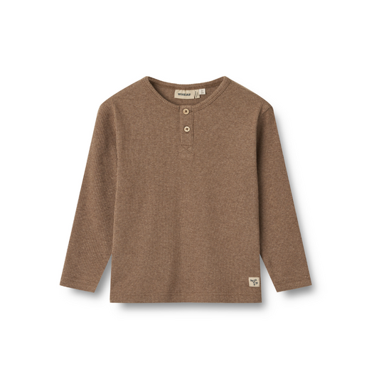 Wheat Morris t-shirt coffee melange
