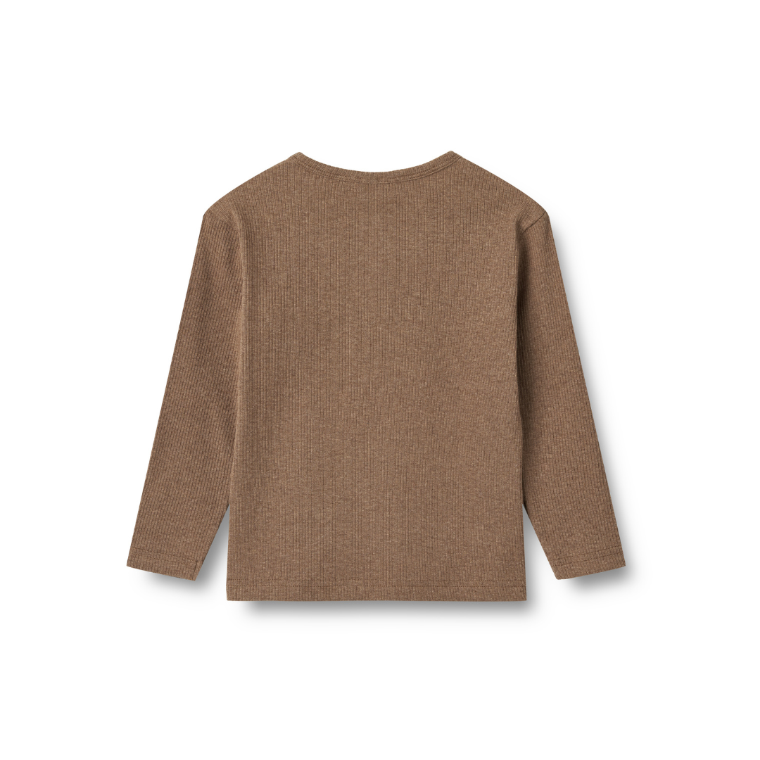 Wheat Morris t-shirt coffee melange