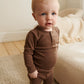 Dreng med Wheat Jules leggings coffee melange