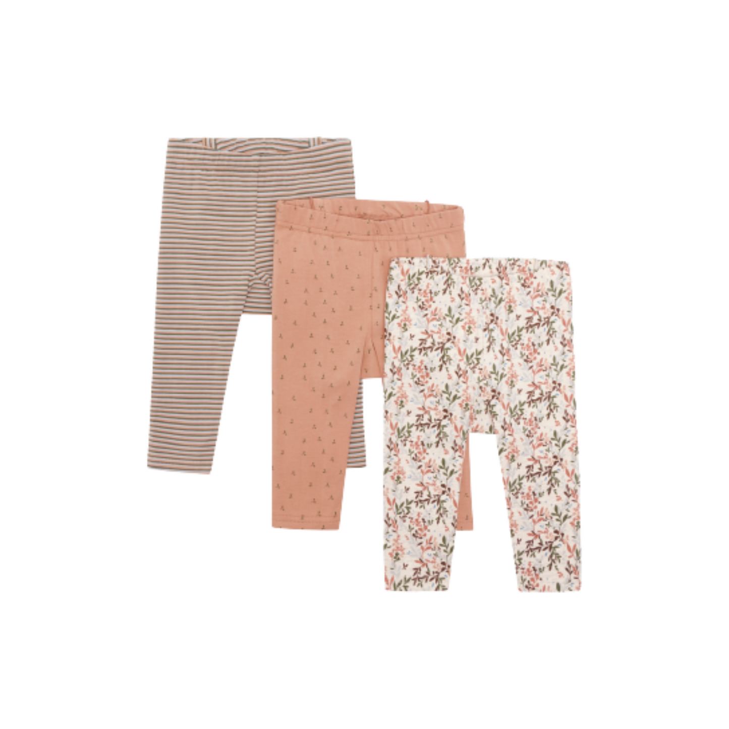 Hust & Clarie Liva 3-pak leggings café rose