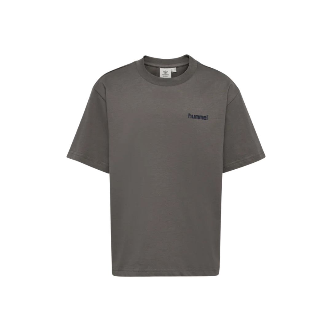 Hummel JR Loose graphic t-shirt S/S dark gull gray