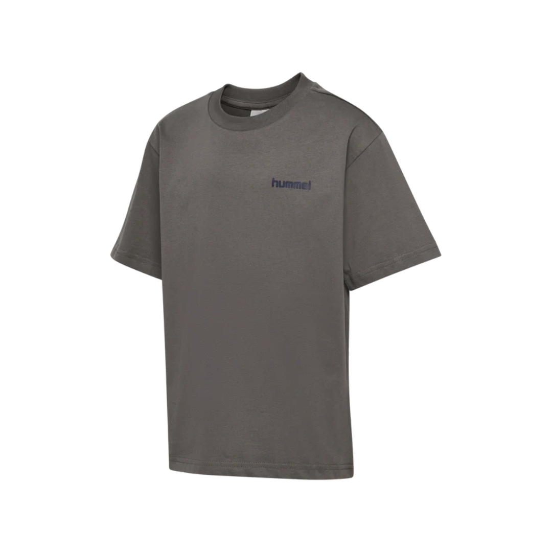 Hummel JR Loose graphic t-shirt S/S dark gull gray