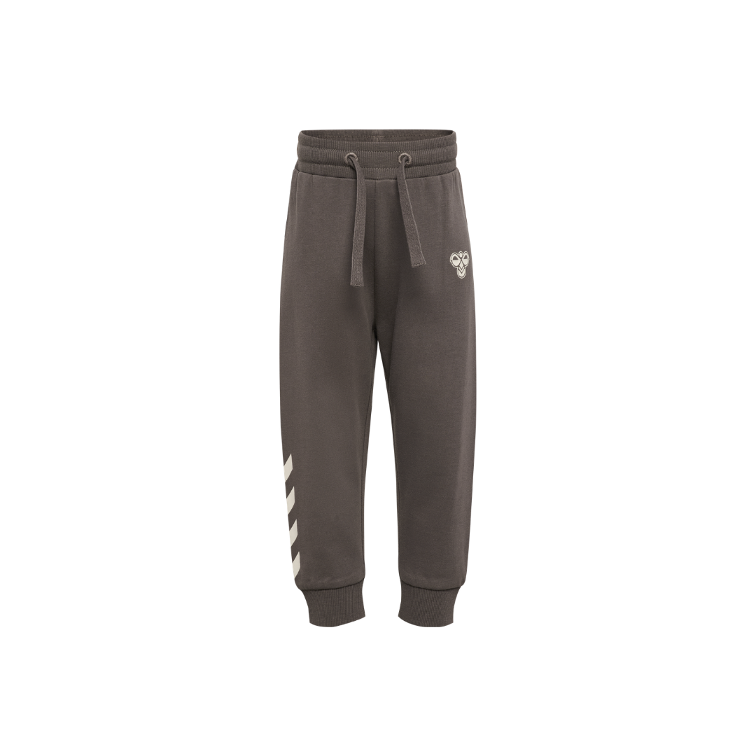 Hummel Mini reg logo bukser dark gull gray