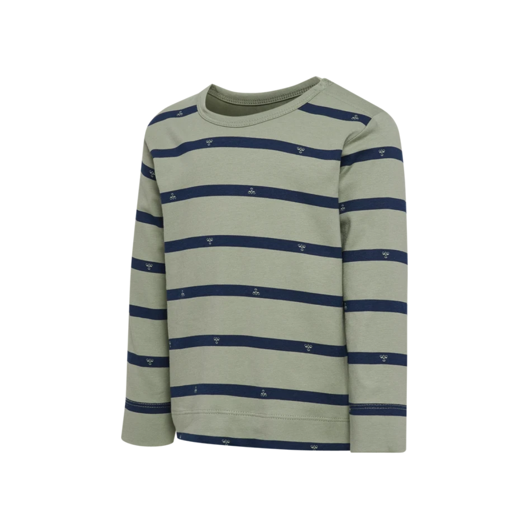 Hummel Stripy bee t-shirt L/S shadow