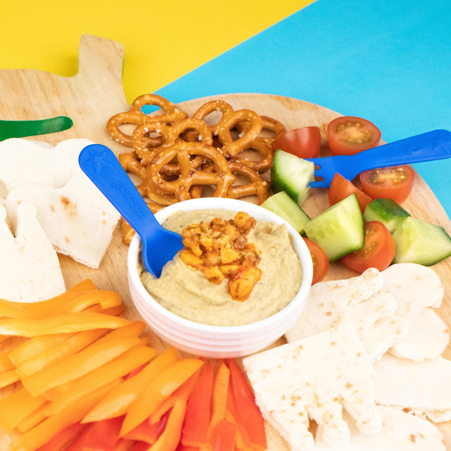 Lunch Punch Gaffel og ske sæt burst blue